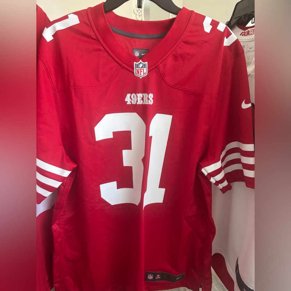 Authentic Nike On Field 49ers Jersey #31 Large
